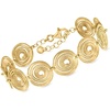 image:imageRossSimons Italian 18kt Gold Over Sterling Spiral Station Bracelet 7 inches