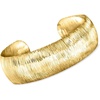 image:imageRossSimons Italian 18kt Gold Over Sterling Textured Cuff Braceletno gemstone