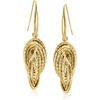 image:imageRossSimons Italian 18kt Gold Over Sterling Twisted Drop Earrings