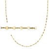 image:imageRossSimons Italian 24mm 18kt Gold Over Sterling LumachinaChain NecklaceNo Gemstone