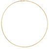image:imageRossSimons Italian 2mm 18kt Gold Over Sterling Omega NecklaceNo Gemstone