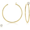 image:imageRossSimons Italian 50 ct tw CZ Jewelry Set Stud Earrings and Hoop Earring Jackets in 18kt Gold Over Sterling