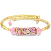 image:imageRossSimons Italian Pink Murano Glass Floral Bead Wrap Bracelet