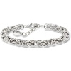 image:imageRossSimons Italian RhodiumPlated Byzantine Bracelet 7 inches