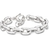 image:imageRossSimons Italian Sterling Silver Chunky CableLink Braceletno gemstone