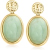 image:imageRossSimons Jade Good Fortune Drop Earrings in 18kt Gold Over Sterling
