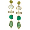 image:imageRossSimons MultiGemstone and 525 ct tw Prasiolite Drop Earrings in 18kt Gold Over Sterling
