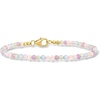image:imageRossSimons Pastel MultiGemstone Bead and 335mm Cultured Pearl Bracelet in 18kt Gold Over Sterling8 Inches