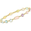 image:imageRossSimons Pastel MultiGemstone Bracelet in 18kt Gold Over SterlingAmazonite