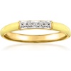 image:imageRossSimons Pastel Yellow Enamel Ring With Diamonds in 18kt Gold Over SterlingDiamond