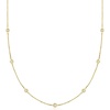 image:imageRossSimons Pure Collection 020 ct tw Diamond Station Necklace in 14kt Yellow Gold 16 inches