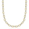 image:imageRossSimons Silver and 14kt GoldPlated Link Necklace 18 inches