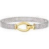 image:imageRossSimons Sterling Silver BismarkLink Bracelet With 18kt Gold Over Sterlingno gemstone