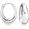 image:imageRossSimons Sterling Silver Oval Hoop Earrings