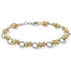 image:imageRossSimons Sterling Silver and 18kt Gold Over Sterling Xo Braceletno gemstone