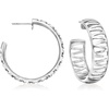 image:imageZina Sterling Silver Zigzag Hoop Earrings