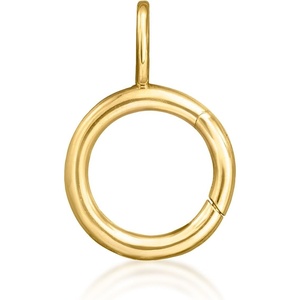 image:imagePure Collection by RossSimons 14kt Yellow Gold Circle Charm Holder Pendant