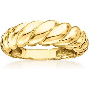image:imagePure Collection by RossSimons 18kt Gold Over Sterling Shrimp RingNo Gemstone