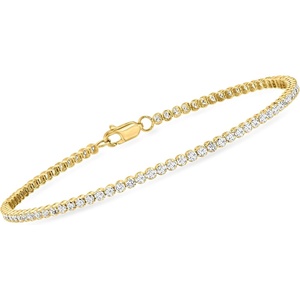 image:imagePure Collection by RossSimons 200 ct tw LabGrown Diamond Tennis Bracelet in 14kt Yellow GoldDiamond