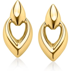 image:imageRossSimons 10kt Yellow Gold Doorknocker Earrings