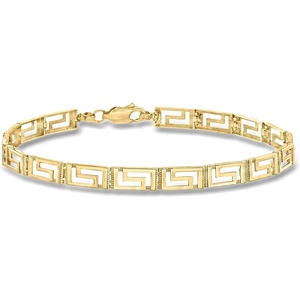 image:imageRossSimons 14kt Yellow Gold Greek Key Braceletno gemstone