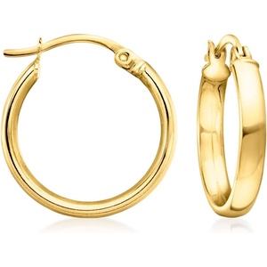 image:imageRossSimons 18kt Gold Over Sterling Hoop Earrings