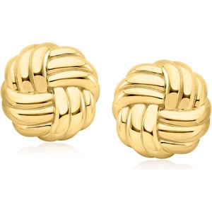 image:imageRossSimons 18kt Gold Over Sterling Love Knot Earrings
