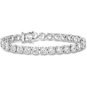 image:imageRossSimons 2000 ct tw CZ Tennis Bracelet in Sterling SilverCubic Zirconia