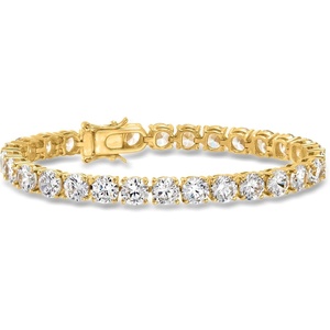 image:imageRossSimons 2300 ct tw CZ Tennis Bracelet in 18kt Gold Over SterlingCubic Zirconia