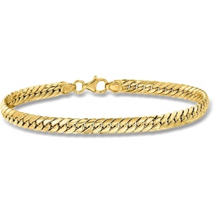 image:imageRossSimons Italian 14kt Gold CubanLink Bracelet8 Inches