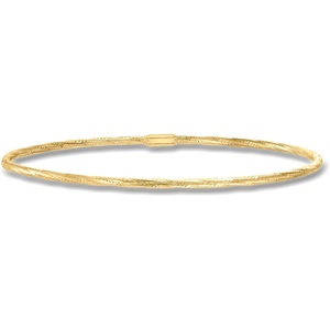 image:imageRossSimons Italian 14kt Yellow Gold Twisted Bangle Braceletno gemstone