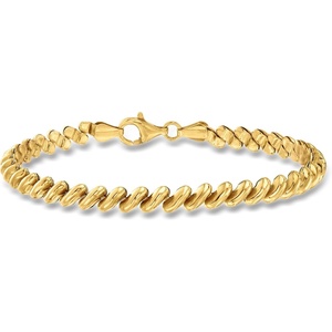 image:imageRossSimons Italian 18kt Gold Over Sterling San Marco Braceletno gemstone