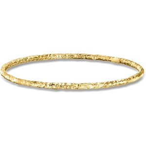 image:imageRossSimons Italian 22kt Gold Over Sterling Hammered Bangle Braceletno gemstone