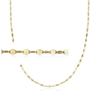 image:imageRossSimons Italian 24mm 18kt Gold Over Sterling LumachinaChain NecklaceNo Gemstone