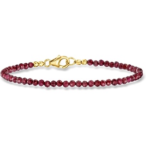 image:imageRossSimons Red and Pink Bead Bracelets in 18kt Gold Over Sterlingred
