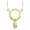 image:imagePure Collection by RossSimons 020 Carat Round LabGrown Diamond Charm in 14kt Yellow Gold