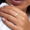 image:imagePure Collection by RossSimons 025 ct tw LabGrown Diamond Wavy Ring in 18kt Gold Over SterlingDiamond