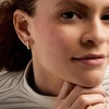 image:imagePure Collection by RossSimons 025 ct tw MultiShaped LabGrown Diamond Hoop Earrings in 18kt Gold Over Sterling