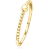 image:imagePure Collection by RossSimons 14kt Yellow Gold Beaded Ring With BallNo Gemstone