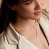 image:imagePure Collection by RossSimons 15mm 14kt Yellow Gold Herringbone NecklaceNo Gemstone