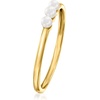 image:imagePure Collection by RossSimons 225mm Cultured Pearl Trio Ring in 14kt Yellow Gold