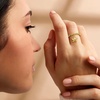 image:imagePure Collection by RossSimons 3mm 14kt Yellow Gold Bead Stretch Ring With Starfish CharmNo Gemstone