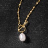 image:imagePure Collection by RossSimons 665mm Cultured Pearl LumachinaChain Toggle Necklace in 14kt Yellow Gold160 Inches