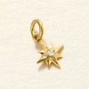 image:imagePure Collection by RossSimons Diamond North Star Charm in 14kt Yellow Gold