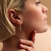 image:imagePure Collection by RossSimons Diamond Single Bar Hoop Charm in 14kt Yellow Gold