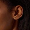 image:imagePure Collection by RossSimons Emerald FlatBack Stud Earrings in 14kt Yellow Gold