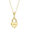 image:imagePure Collection by RossSimons Italian 10kt Yellow Gold Love Heart Lock Pendant