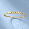 image:imagePure Collection by RossSimons Italian 14kt Yellow Gold Bead Station RingNo Gemstone