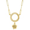 image:imagePure Collection by RossSimons Italian 14kt Yellow Gold Rose Charm