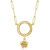 image:imagePure Collection by RossSimons Italian 14kt Yellow Gold Rose Charm